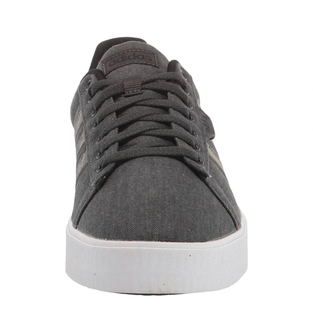 adidas Men's Daily Skate Shoe Camouflage army stripe Carbon grey sneaker runner - Picture 8 of 9